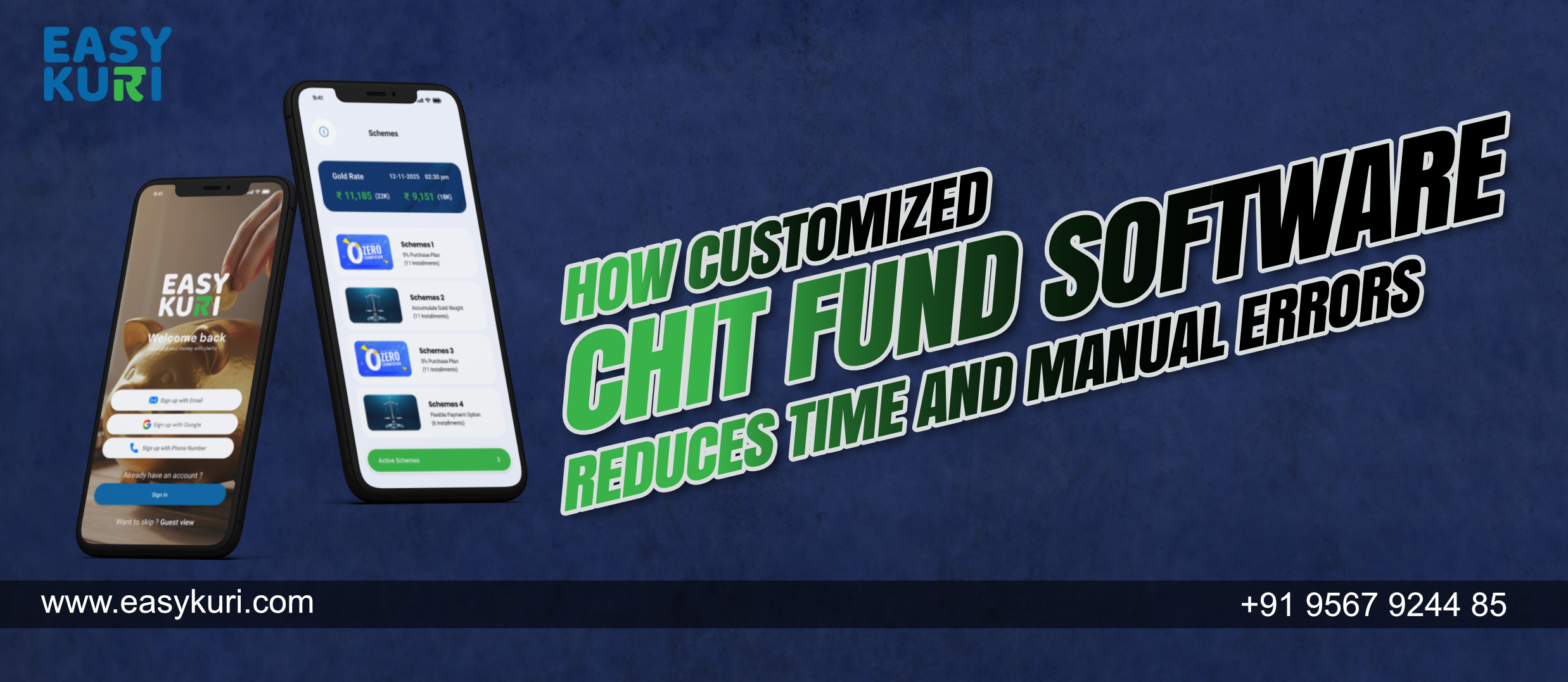 How Customized Chit Fund Software Reduces time and Manual Errors
